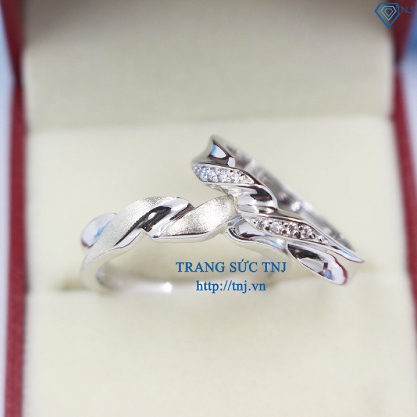 Nhẫn đôi bạc nhẫn cặp bạc đẹp ND0249 - Trang sức TNJ