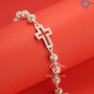 Lắc tay bạc nữ đẹp hình thánh giá LTN0189 - Trang Sức TNJ