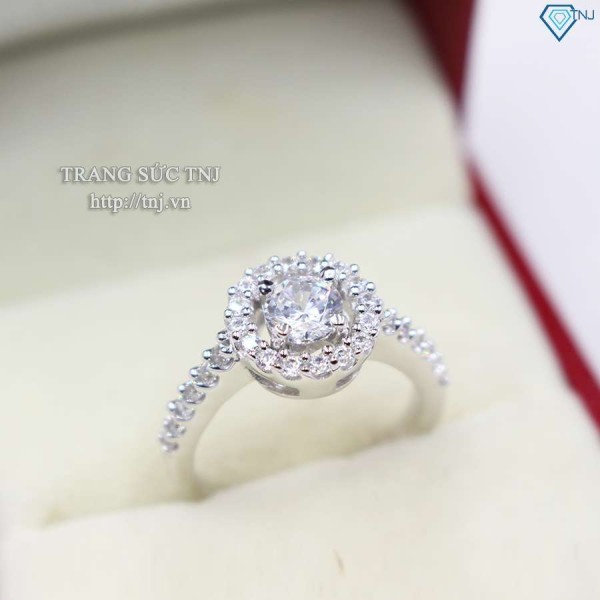 Nhẫn bạc nữ đẹp đính đá cao cấp NN0171 - Trang sức TNJ