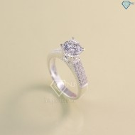 Quà tặng 20/10 cho bạn gái - Nhẫn bạc nữ đính đá sang trọng NN0231 - Trang Sức TNJ