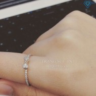 Nhẫn bạc nữ hình chiếc nơ đẹp NN0135 - Trang Sức TNJ