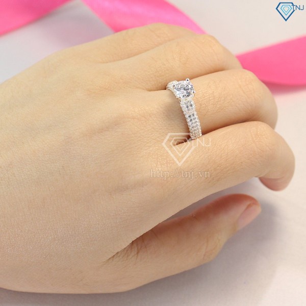 Quà tặng sinh nhật nhẫn bạc nữ sang trọng NN0229 - Trang Sức TNJ