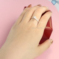 Quà sinh nhật cho bạn thân nhẫn bạc nữ giá rẻ đính đá cao cấp NN0178 - Trang Sức TNJ