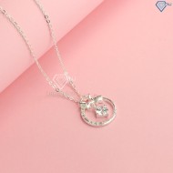 Mua quà gì tặng cô giáo nhân ngày 20 11 dây chuyền bạc nữ mặt trăng sao khắc tên DCN0249 - Trang sức TNJ