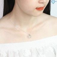 Mua quà gì tặng cô giáo nhân ngày 20 11 dây chuyền bạc nữ mặt trăng sao khắc tên DCN0249 - Trang sức TNJ