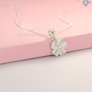 Mua quà gì tặng cô giáo nhân ngày 20 11 dây chuyền bạc nữ mặt bông hoa DCN0420