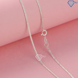Dây chuyền bạc nữ không mặt mắt xích DNK0010 - Trang Sức TNJ
