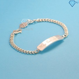Quà giáng sinh cho bé lắc tay khắc tên cho bé LTT0041 - Trang Sức TNJ