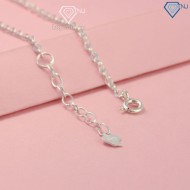 Quà noel cho bạn gái lắc tay bạc nữ khắc tên hình trái tim LTN0209 - Trang sức TNJ