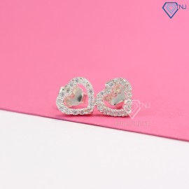Quà noel cho người yêu bộ trang sức bạc nữ đẹp hình trái tim BTS0017 - Trang Sức TNJ