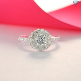 Tặng quà noel cho người yêu nhẫn bạc nữ đẹp đính đá cao cấp NN0192 - Trang Sức TNJ