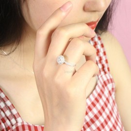 Tặng quà noel cho người yêu nhẫn bạc nữ đẹp đính đá cao cấp NN0192 - Trang Sức TNJ