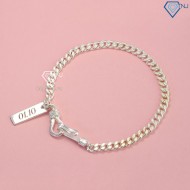 Tặng quà noel cho người yêu vòng bạc đôi nam nữ khắc tên theo yêu cầu LTD0015 - Trang sức TNJ