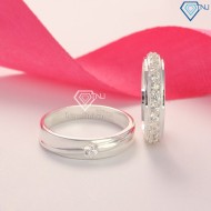 Nhẫn đôi bạc nhẫn cặp bạc cao cấp ở Hà Nội ND0451 - Trang sức TNJ