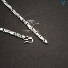 Quà noel cho bạn trai dây chuyền bạc nam sợi to DCK0003 - Trang Sức TNJ