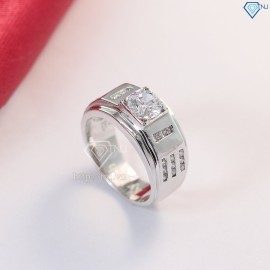 Nhẫn bạc nam đẹp mặt đá giá rẻ NNA0085