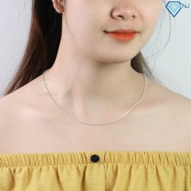 Dây chuyền bạc không mặt cho nữ DNK0011 - Trang Sức TNJ