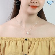Dây chuyền bạc nữ mặt ngọc trai DCN0509 - Trang sức TNJ