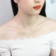 Tặng quà sinh nhật cho chị gái dây chuyền bạc nữ cỏ 4 lá DCN0115 - Trang Sức TNJ