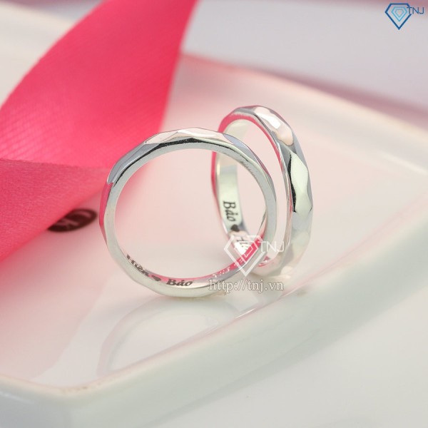 Nhẫn đôi bạc nhẫn cặp bạc đẹp giá rẻ ND0361 - Trang sức TNJ
