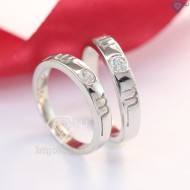 Nhẫn đôi bạc nhẫn cặp bạc Cung Hoàng Đạo - Bọ Cạp ND0337