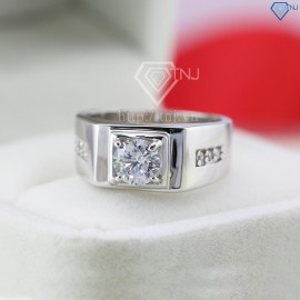 Quà valentine cho nam nhẫn bạc nam đơn giản NNA0030 - Trang Sức TNJ