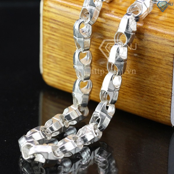 Quà valentine cho nam dây chuyền bạc nam sợi to DCK0003 - Trang Sức TNJ
