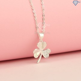 Quà valentine cho vợ dây chuyền cỏ 3 lá khắc tên DCN0437 - Trang sức TNJ