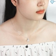 Quà valentine cho vợ dây chuyền cỏ 3 lá khắc tên DCN0437 - Trang sức TNJ
