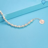 Quà valentine cho vợ lắc tay bi bạc nữ khắc tên theo yêu cầu LTN0146
