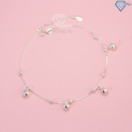 Quà valentine cho bạn gái lắc chân bạc nữ có chuông nhỏ LCN0022 - Trang sức TNJ