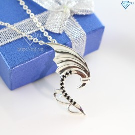 Quà valentine cho bạn gái dây chuyền cặp bạc hình đôi cánh thiên thần DCD0011 - Trang sức TNJ