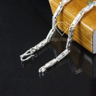 Quà valentine cho bạn trai dây chuyền bạc nam đốt trúc nam tính DCK0004 - Trang Sức TNJ