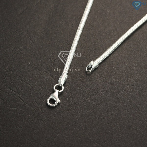 Quà valentine cho bạn trai dây chuyền bạc nam mặt bánh lái tàu cao cấp DCA0018 - Trang sức TNJ