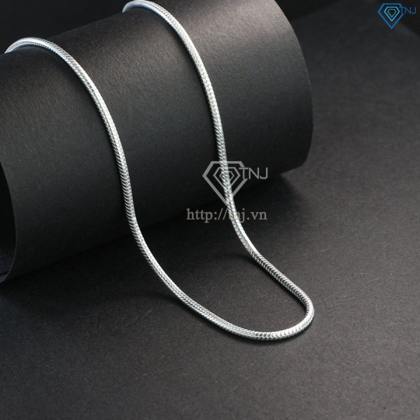 Quà valentine cho bạn trai dây chuyền bạc nam mặt bánh lái tàu cao cấp DCA0018 - Trang sức TNJ