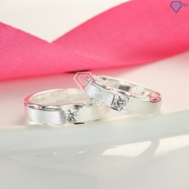 Quà valentine cho bạn trai nhẫn đôi bạc đẹp ND0414 - Trang sức TNJ