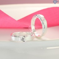 Quà valentine cho bạn trai nhẫn đôi bạc đẹp ND0414 - Trang sức TNJ