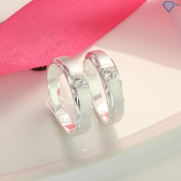 Quà valentine cho bạn trai nhẫn đôi bạc đẹp ND0414 - Trang sức TNJ
