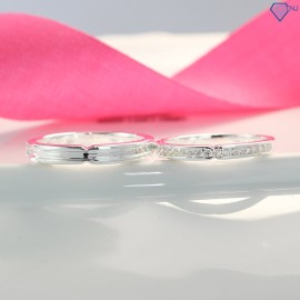 Quà valentine cho bạn trai nhẫn đôi bạc giá rẻ ND0398 - Trang Sức TNJ