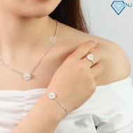 Nhẫn bạc nữ hoa cúc NN0267 - Trang Sức TNJ