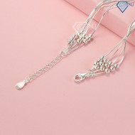 Qùa 8 3 cho bạn gái lắc tay bạc nữ hạt tròn độc đáo và sang trọng LTN0099 - Trang sức TNJ