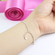 Lắc tay bạc nữ khắc tên theo yêu cầu LTN0100