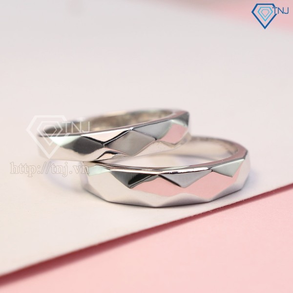 Nhẫn đôi bạc nhẫn cặp bạc đơn giản ND0339 - Trang sức TNJ