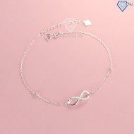 Quà 8 3 cho người yêu lắc chân hình vô cực đơn giản LCN0070 - Trang Sức TNJ