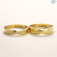 Nhẫn cặp bạc mạ vàng 18K ND0136 - Trang Sức TNJ