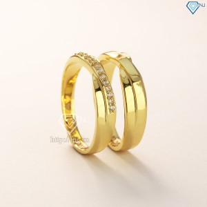 Nhẫn cặp bạc mạ vàng 18K ND0136 - Trang Sức TNJ