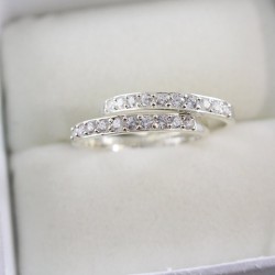 Nhẫn đôi bạc nhẫn cặp bạc đẹp cho đôi bạn thân ND0207