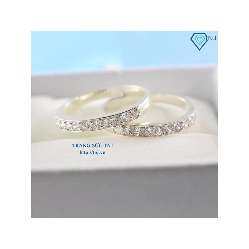 Nhẫn đôi bạc nhẫn cặp bạc đẹp cho đôi bạn thân ND0207 - Trang Sức TNJ
