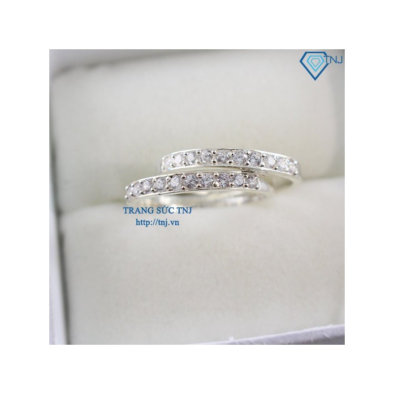 Nhẫn đôi bạc nhẫn cặp bạc đẹp cho đôi bạn thân ND0207 - Trang Sức TNJ