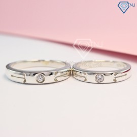 Nhẫn đôi bạc nhẫn cặp bạc cung hoàng đạo Bạch Dương ND0331